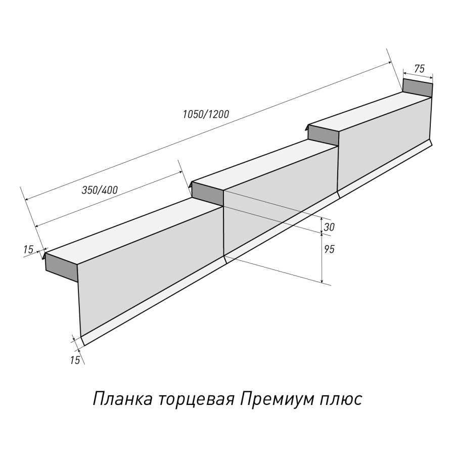 Планка торцевая Премиум плюс 3 (1)